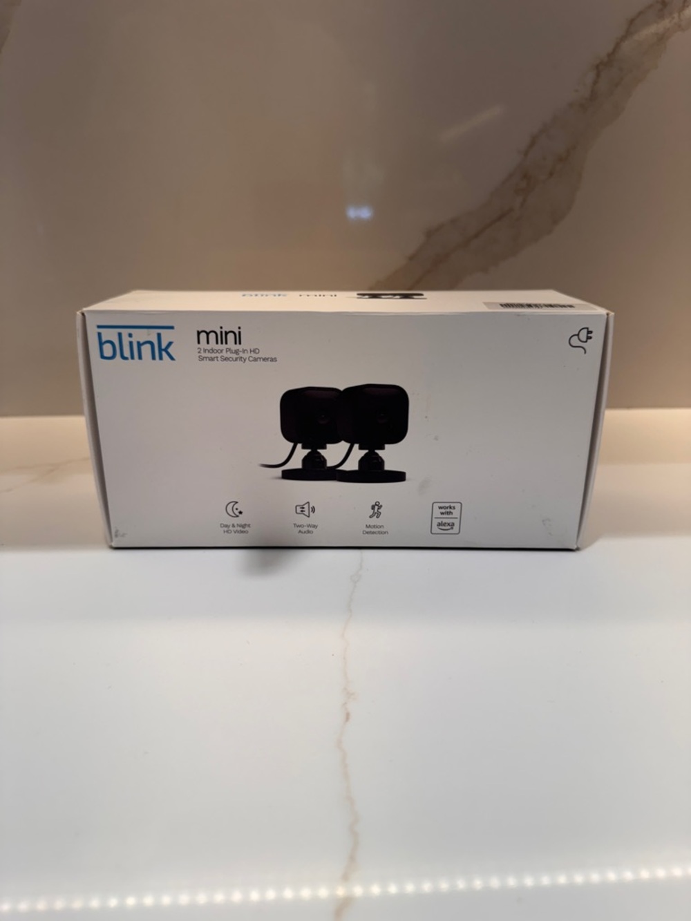 Blink Mini Indoor Cameras (2 Pack) – Black